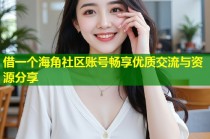 借一个海角社区账号畅享优质交流与资源分享