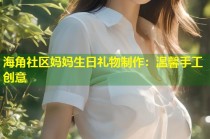 海角社区妈妈生日礼物制作：温馨手工创意