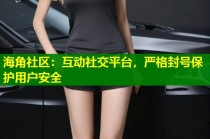 海角社区：互动社交平台，严格封号保护用户安全