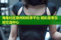 海角社区惠州妈妈事平台 精彩故事互动交流中心