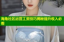 海角社区运营工资技巧揭秘提升收入必看