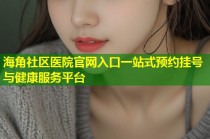海角社区医院官网入口一站式预约挂号与健康服务平台