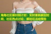 海角社区解封倒计时：实时更新解封时间，社区热点讨论，解封后活动预告