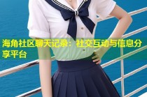 海角社区聊天记录：社交互动与信息分享平台