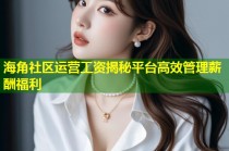 海角社区运营工资揭秘平台高效管理薪酬福利