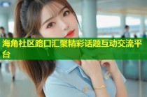 海角社区路口汇聚精彩话题互动交流平台