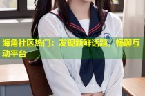 海角社区热门：发现新鲜话题，畅聊互动平台