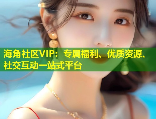 海角社区VIP：专属福利、优质资源、社交互动一站式平台  第2张