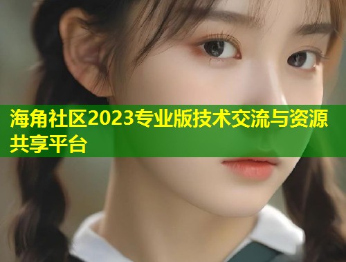 海角社区2023专业版技术交流与资源共享平台  第1张