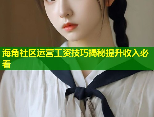 海角社区运营工资技巧揭秘提升收入必看  第2张